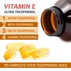 Procapsin Vitamina E 1000 UI cápsulas veganas etiqueta lateral
