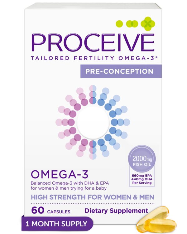 Proceive Omega-3 prenatal frente