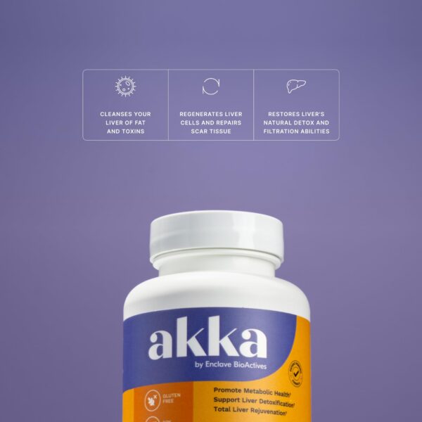 Producto AKKA apoyo hepático y salud integral cuerpo