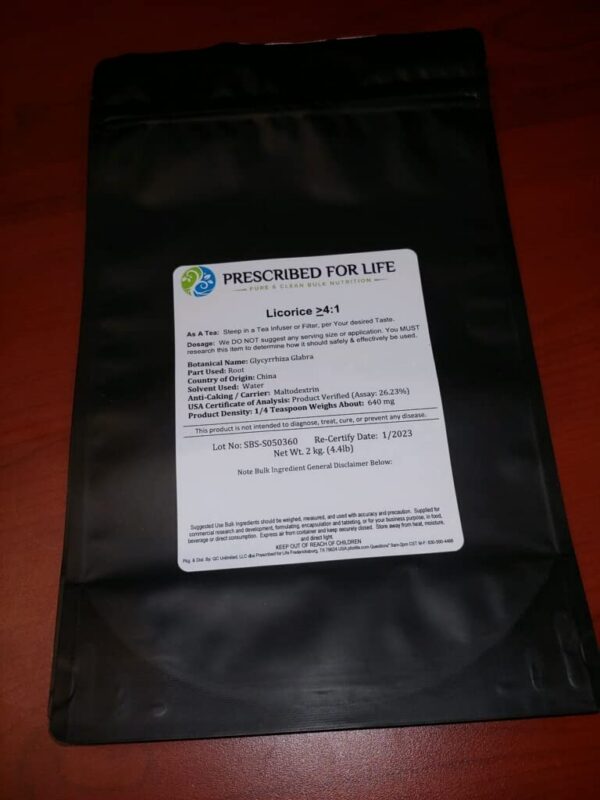 Licorice root extract powder for digestive health and immune support