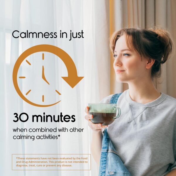 Suplemento natural para estrés con magnesio y L-teanina