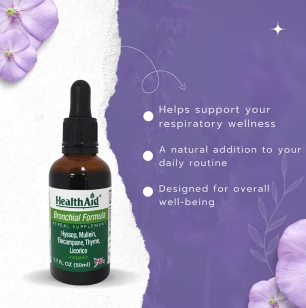 Producto HealthAid reconocido para salud respiratoria natural