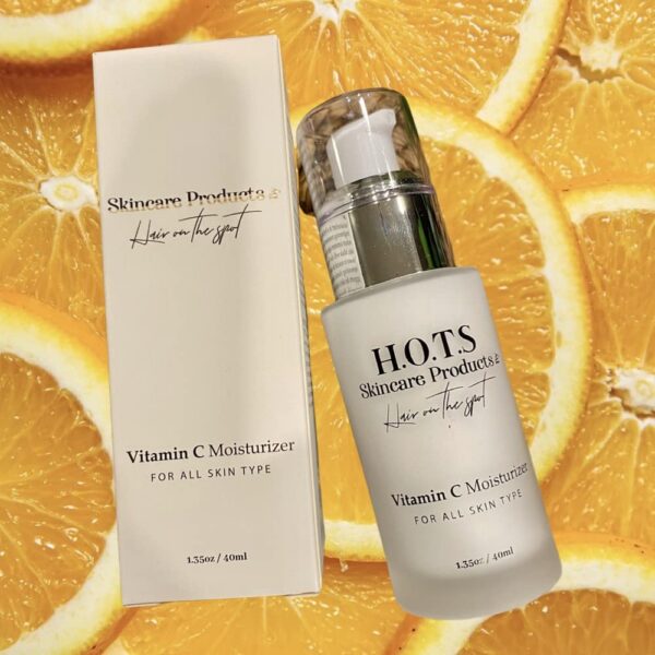 Producto hidratante con vitamina c para piel sensible