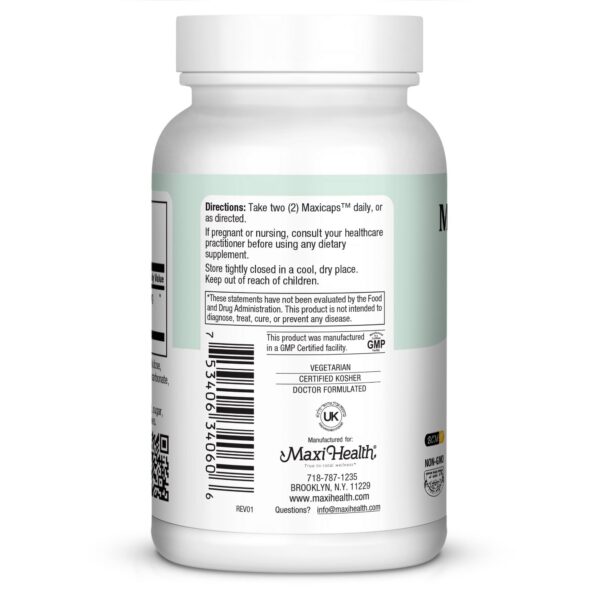 producto maxi health cúrcuma con máxima bioactividad