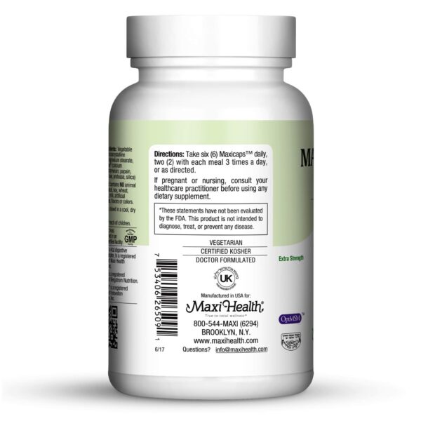 Producto natural para alergias sinusales Maxi Health 90 cápsulas