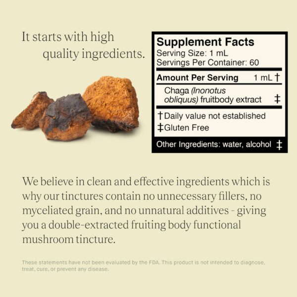 Producto Natural Extracto Hongos Chaga UPHORIC URTH