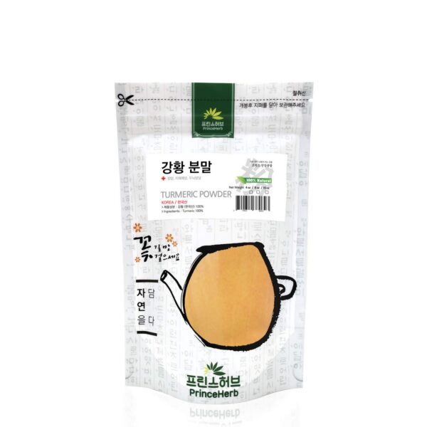 Polvo de cúrcuma natural 8 oz uso herbal coreano Prince Herb