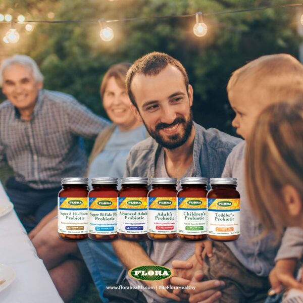 Producto probiótico flora para adultos sin gluten
