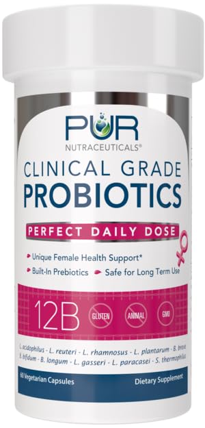 Producto probióticos clínicos mujer PUR Nutraceuticals caja frontal