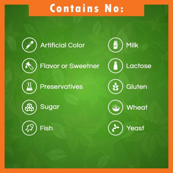 Producto sin conservadores ni gluten para uso diario seguro