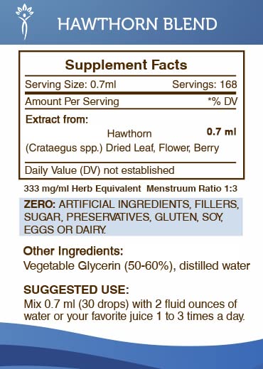 Producto sin gluten tintura espino sin preservantes ni soya
