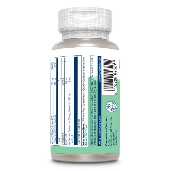 Version 1.0.0 Producto SOLARAY Lipotrópicas fórmula avanzada 100 cápsulas