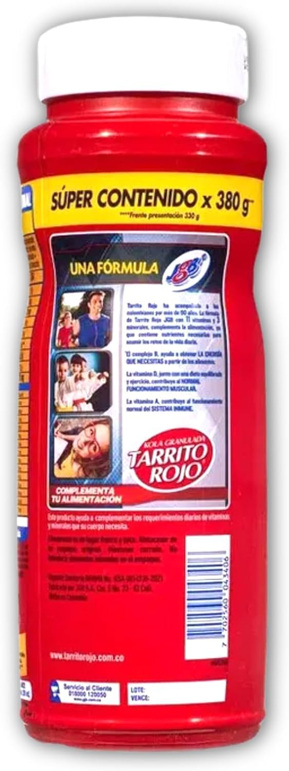 Producto Tarrito Rojo para nutrición y bienestar familiar