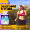 Cápsulas Keto Blocker Toplux 1800mg suplemento ketogenic