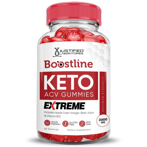 paquete boostline keto acv gomitas veganas sin gluten pectina