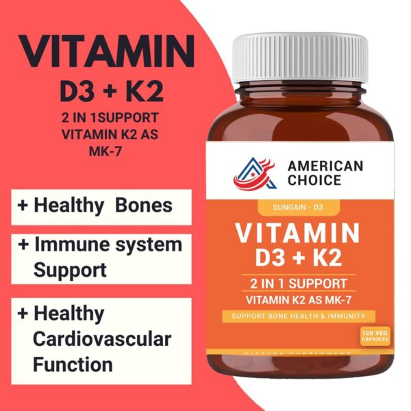 Caja producto vitamina D3 K2 para soporte inmunológico