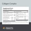 Etiqueta frontal de Collagen Complex