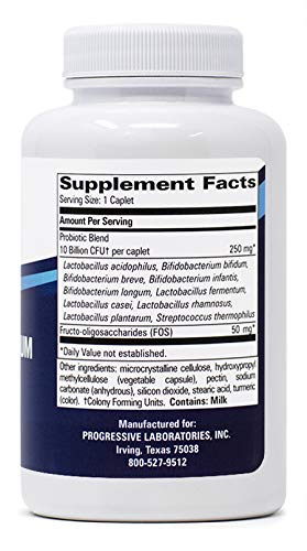 Progressive Labs probióticos 30 cápsulas espectro amplio