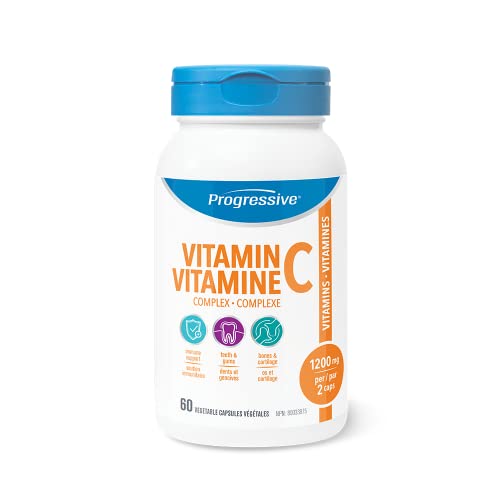 progressive vitamina c complejo 60 comprimidos botella