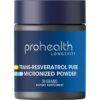 ProHealth Longevity polvo trans-resveratrol envase