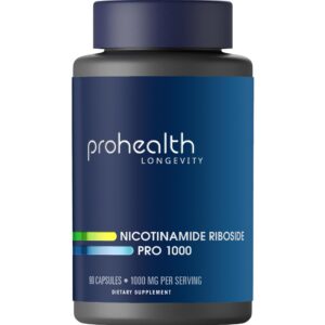 Version 1.0.0 Frasco ProHealth Nicotinamida Ribósido Pro 1000mg, 90 cápsulas
