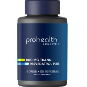 ProHealth Resveratrol 1000 mg bottle front