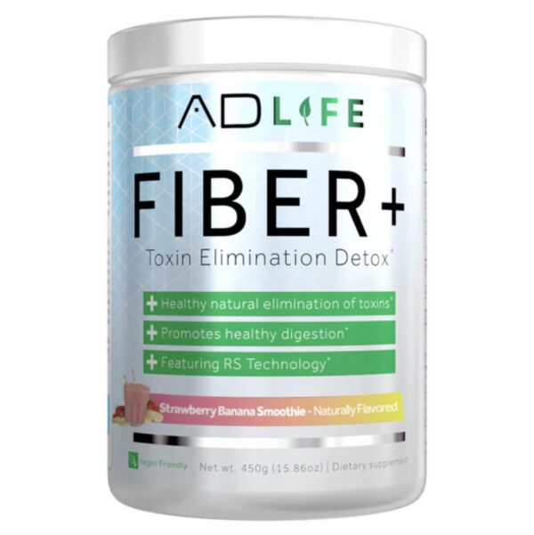 Project AD Fiber+ suplemento fibra vegano sabor fresa plátano