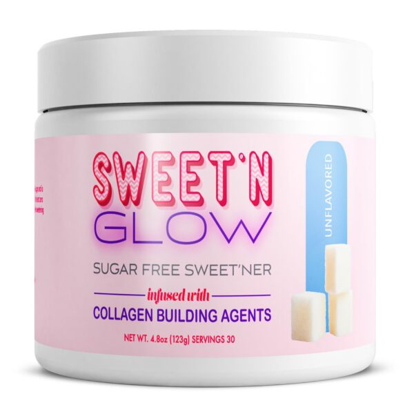 Frente del envase de Sweet' N Glow