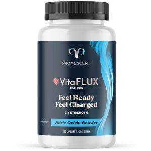 Frasco Promescent VitaFLUX Oxido Nitrico etiqueta frontal