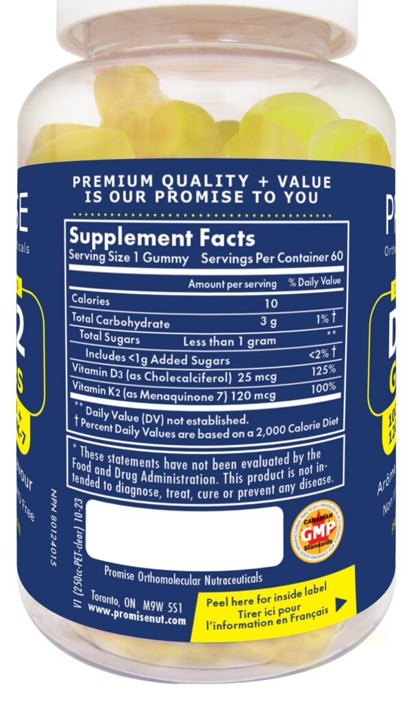 D3+K2 gummies MK-7 bottle close-up