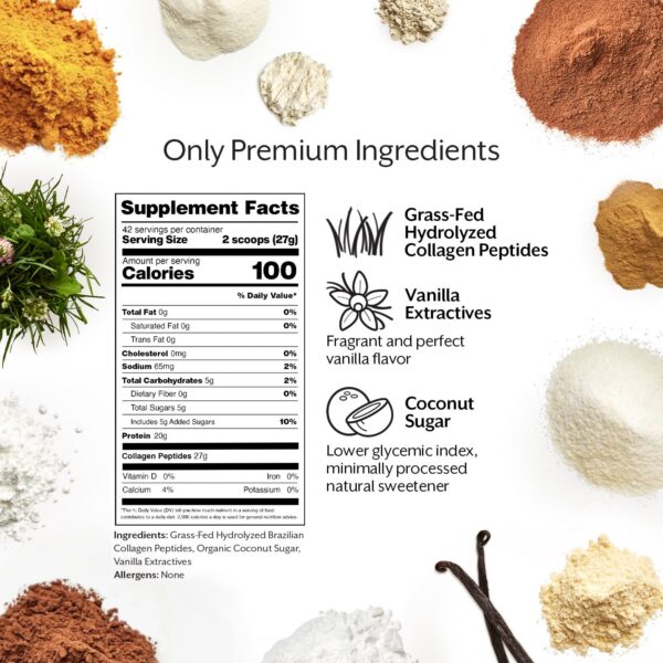 Etiqueta del producto colágeno Promix lateral