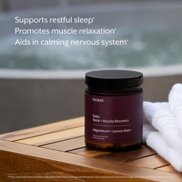Cápsulas de Promix Nutrition Relax para relajación y sueño
