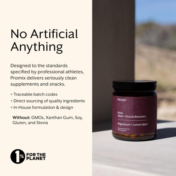 Empaque de Promix Nutrition Relax para sueño y recuperación