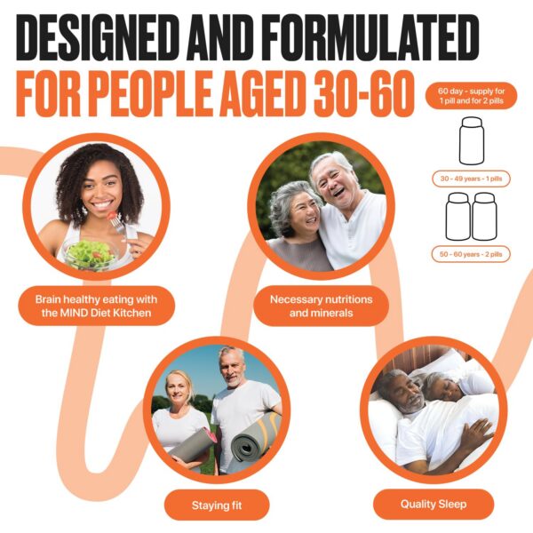 Frasco con cápsulas en fondo blanco