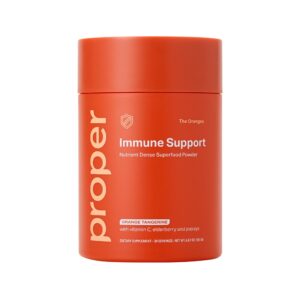 Proper The Oranges Suplemento de Apoyo Inmunológico - Frente del Paquete