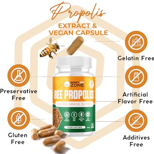 Cápsulas veganas de propóleo HONEYBEEZONE