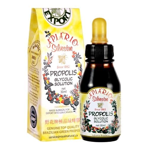 Frasco y gotero con extracto glicolico sin alcohol