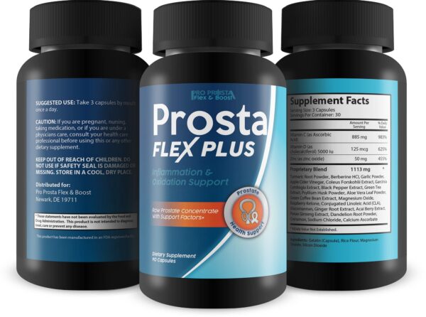 Proprosta flex plus suplemento para hombres caja y frasco