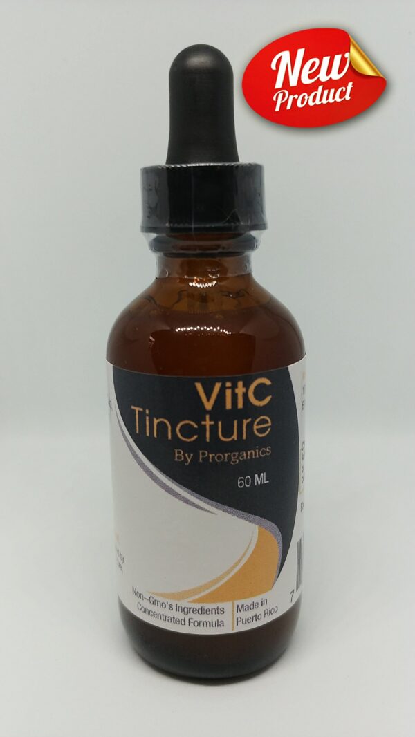 Etiqueta frontal Tintura de Vitamina C Prorganics