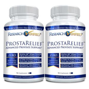 Frascos Prosta Relief suplemento Saw Palmetto para salud prostática
