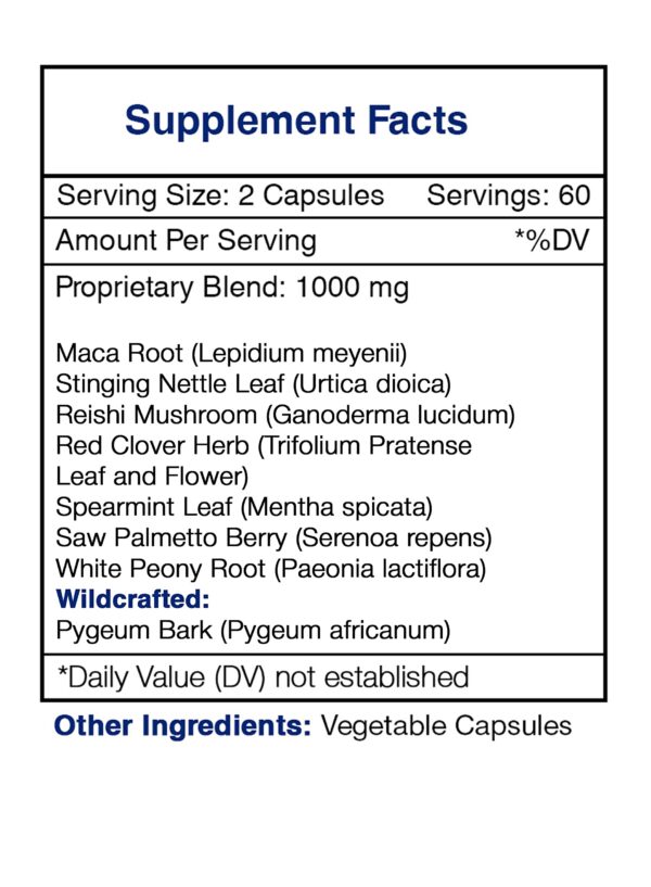 Prosta Vigor suplemento salud próstata 120 cápsulas producto natural