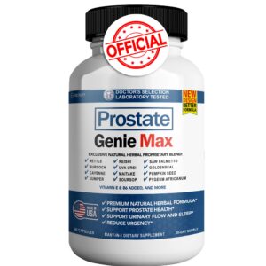 Prostate Genie Max suplemento natural salud prostática 60 cápsulas