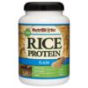 Envase de proteína de arroz NutriBiotic 600g para dieta keto