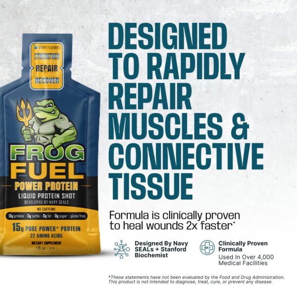 Frog Fuel proteína líquida para recuperación post entrenamiento