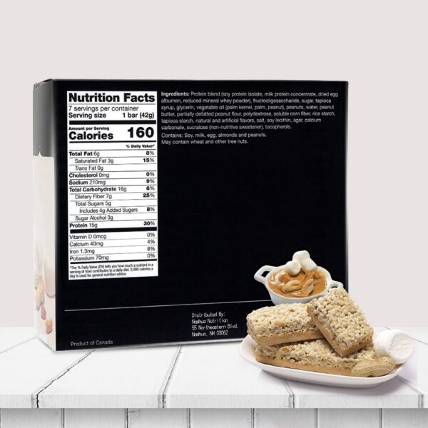 Version 1.0.0 Barra de proteína Proti-Thin Fluffy Nutter sabor maní y malvavisco