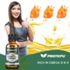 Etiqueta de ProTKFU Hemp Oil Omega 3-6-9