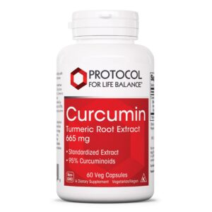 Protocol Curcumina extracto raíz cúrcuma frasco