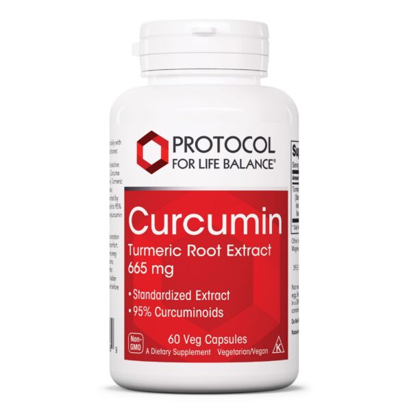 Protocol Curcumina extracto raíz cúrcuma frasco
