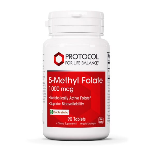 Frente del envase PROTOCOL FOR LIFE BALANCE 5-Methylfolate 1000mcg
