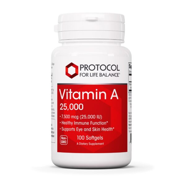 PROTOCOL FOR LIFE BALANCE vitamina A 100 cápsulas para visión y retina